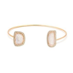 Moonstone Slice Cuff | Melanie Auld